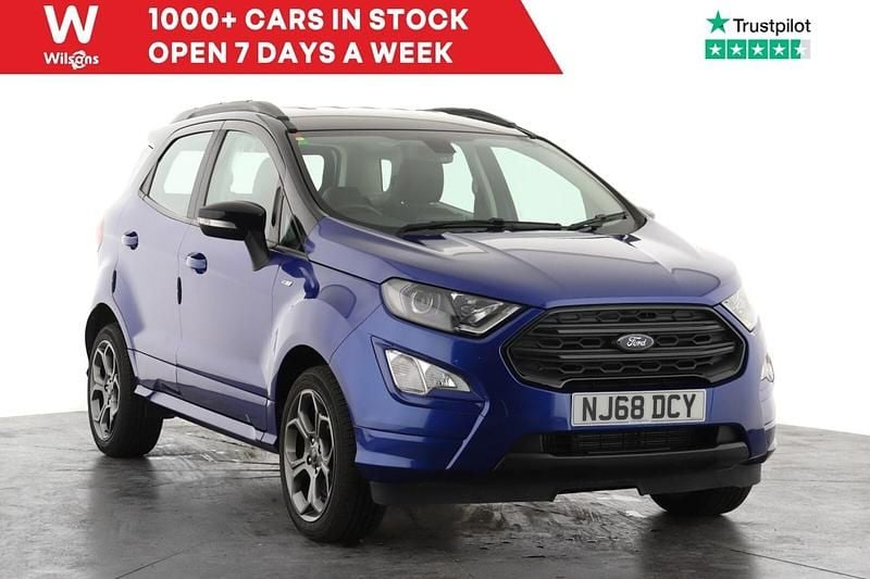 Blue Used 2018 Ford Ecosport ST-Line SUV | £12,499 (Fair price) - Image 1/4
