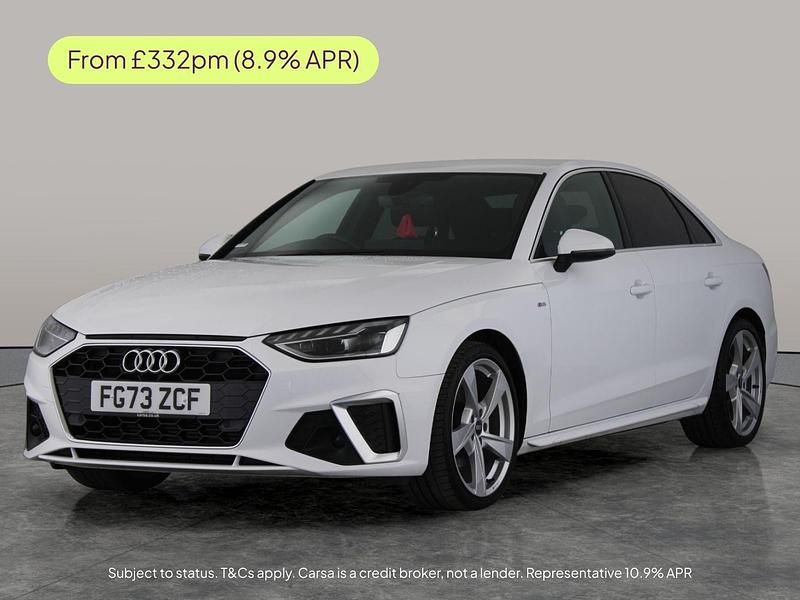 White Used 2023 Audi A4 S-Line Sedan | £21,904 (Super price) - Image 1/2