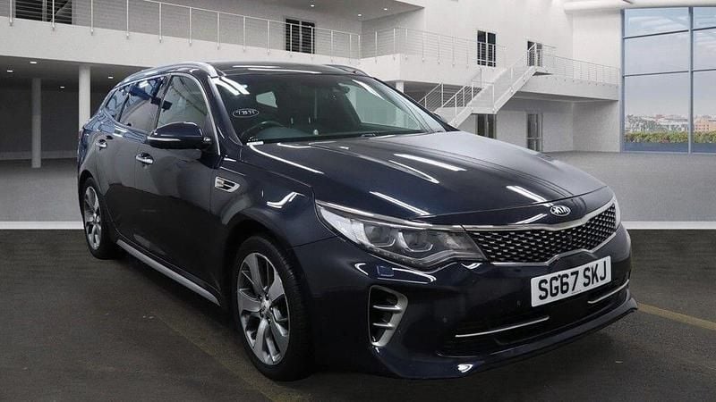 Blue Used 2017 Kia Optima GT-Line S Estate | £10,345 (A bit pricey) - Image 1/4