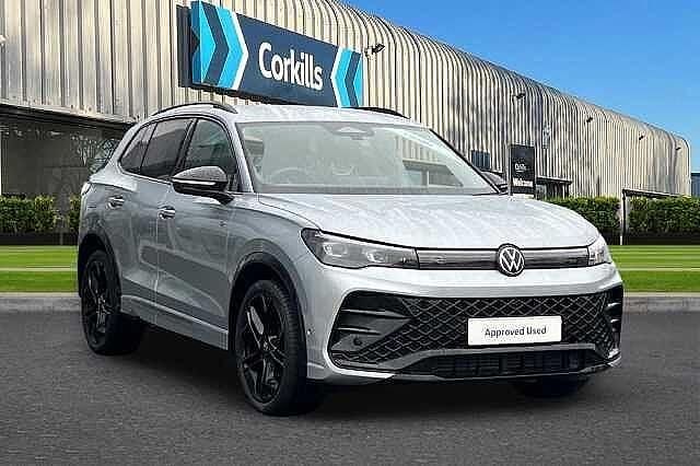 Silver Used 2025 VW Tiguan R-line SUV | £34,495 (Expensive) - Image 1/4