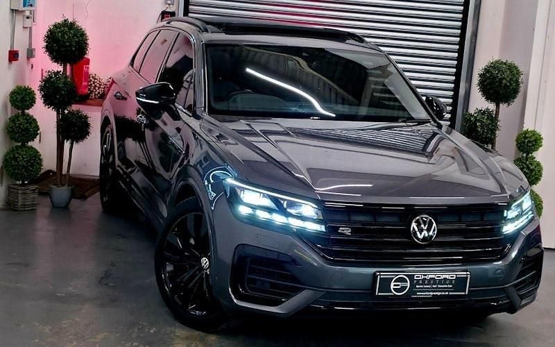 Grey Used 2022 VW Touareg Black Edition SUV | £33,425 (Fair price) - Image 1/4