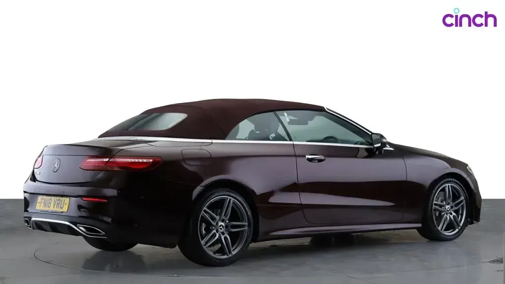 Used Mercedes E300 AMG Line Premium Plus 2018 Red Cabriolet