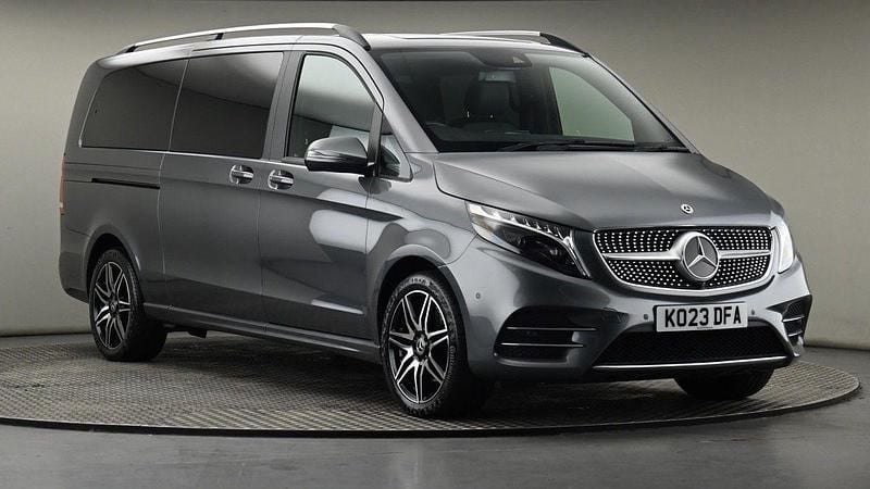 Grey Used 2023 Mercedes V220 AMG line MPV | £56,500 (Good price) - Image 1/4