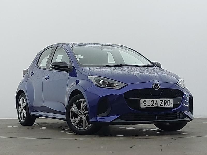 Blue Used 2024 Mazda 2 Exclusive-Line Hatchback | £15,998 (Fair price) - Image 1/4