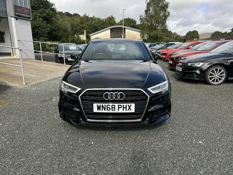 Used Audi A3 Sportback S-Line 150 HP (110 kW) 2018 Black Hatchback