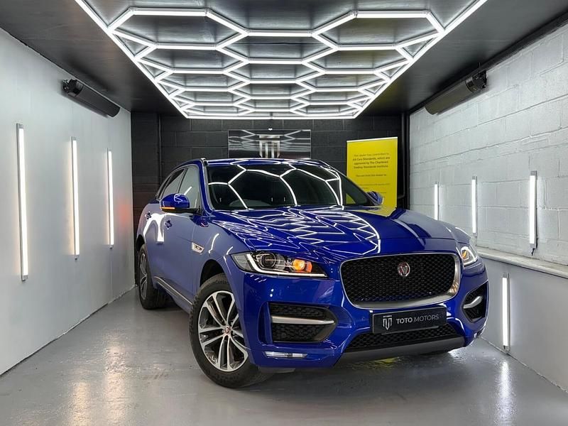 Blue Used 2019 Jaguar F-Pace R-Sport SUV | £16,000 (Fair price) - Image 1/4