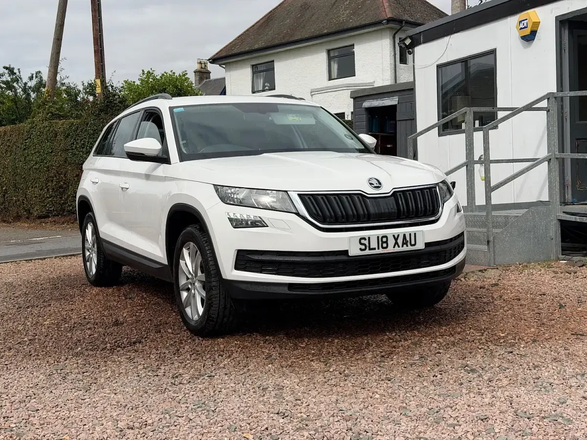 Used Skoda Kodiaq SE 150 HP (110 kW) 2018 White SUV