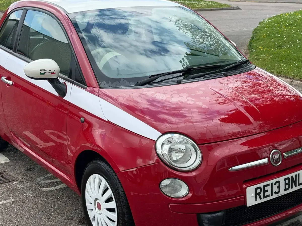 Used Fiat 500 69 HP (50 kW) 2013 Red Hatchback