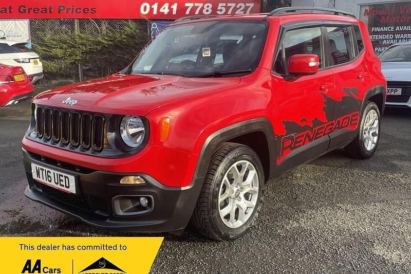 Used Jeep Renegade Longitude 140 HP (102 kW) 2016 Red SUV