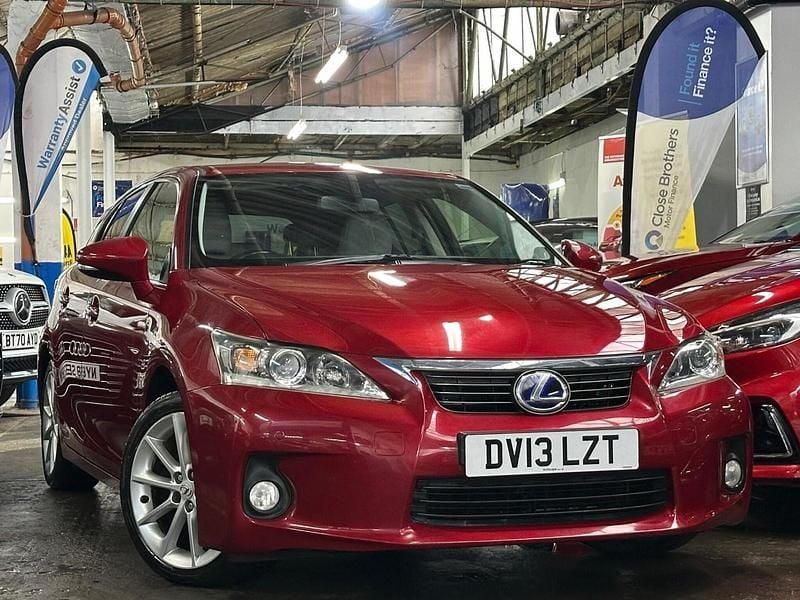 Red Used 2013 Lexus CT200h Luxury Line Hatchback | £9,950 (Fair price) - Image 1/3