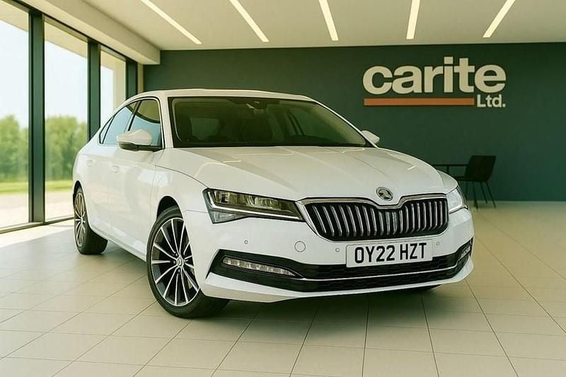 White Used 2022 Skoda Superb LAURIN & KLEMENT Hatchback | £14,995 (Good price) - Image 1/1