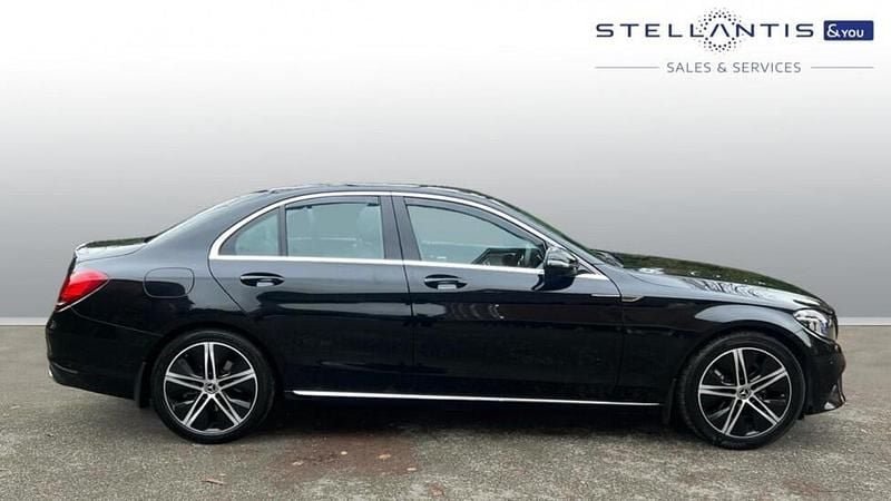 Black Used 2021 Mercedes C200 Sedan | £18,975 (Good price) - Image 1/4