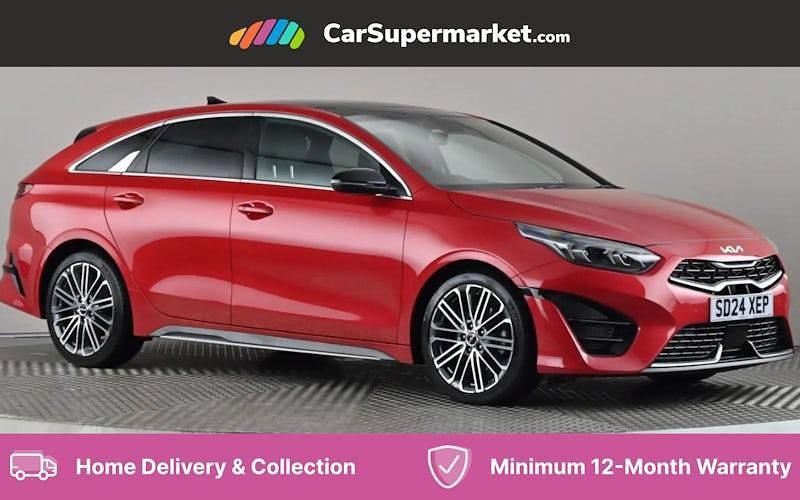 Red Used 2024 Kia ProCeed GT-Line S Hatchback | £22,897 (Fair price) - Image 1/4