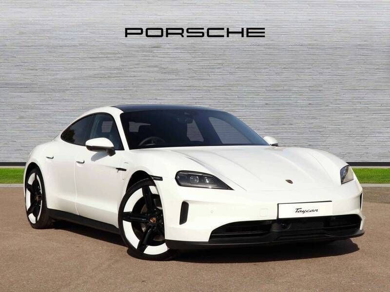 White New 2024 Porsche Taycan 4S Sedan | £86,990 (Super price) - Image 1/4