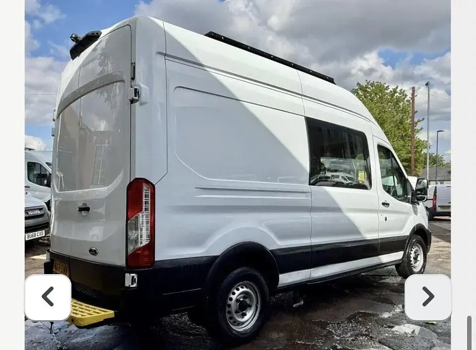 Used Ford Transit 130 HP (95 kW) 2021 White Van