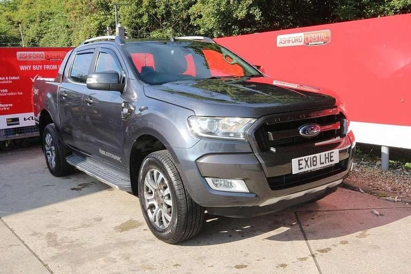 Grey Used 2018 Ford Ranger Wildtrack Pickup | £15,995 (Fair price) - Image 1/4