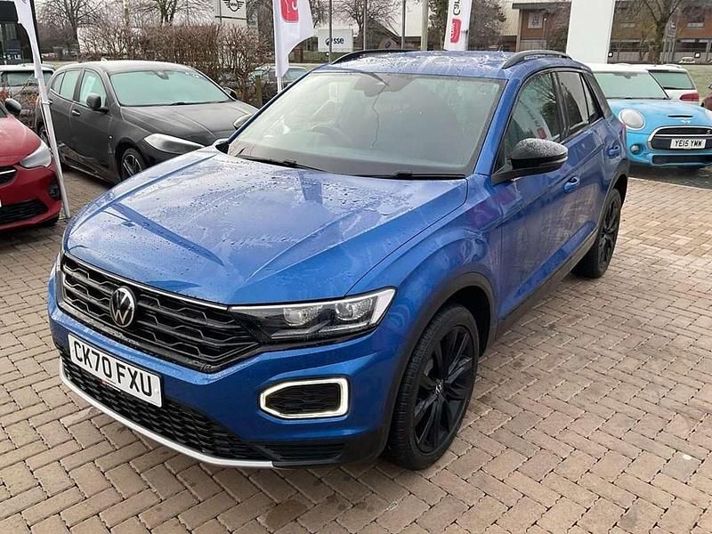 Used VW T-Roc Black Edition 113 HP (83 kW) 2020 Blue SUV