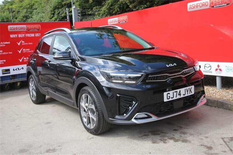 Black Used 2024 Kia Stonic 4 SUV | £22,295 (Expensive) - Image 1/4