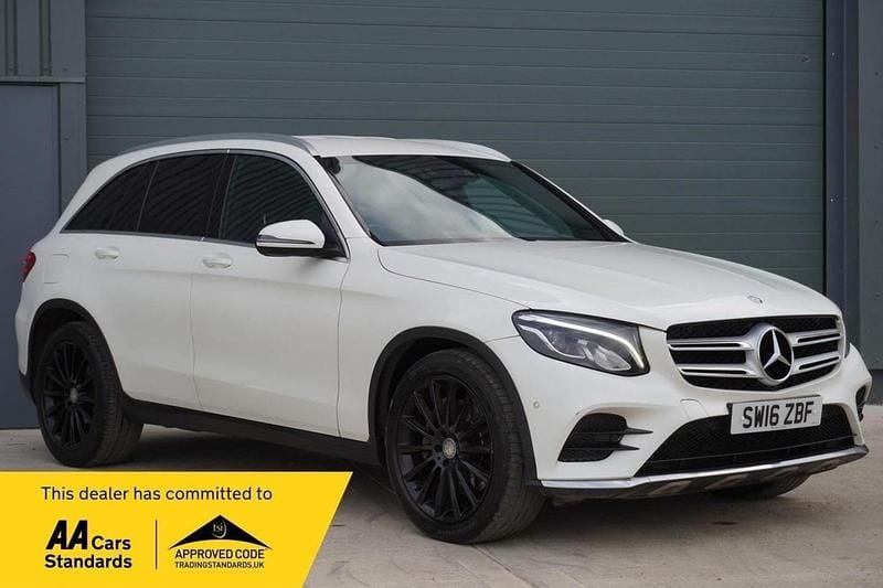 White Used 2016 Mercedes GLC220 AMG line SUV | £14,995 (Fair price) - Image 1/4