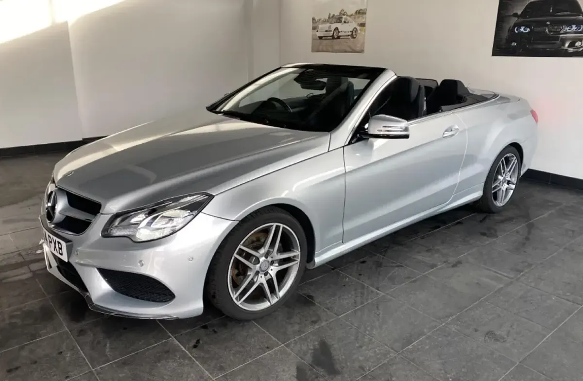 Used Mercedes E250 AMG 2014 Silver Cabriolet