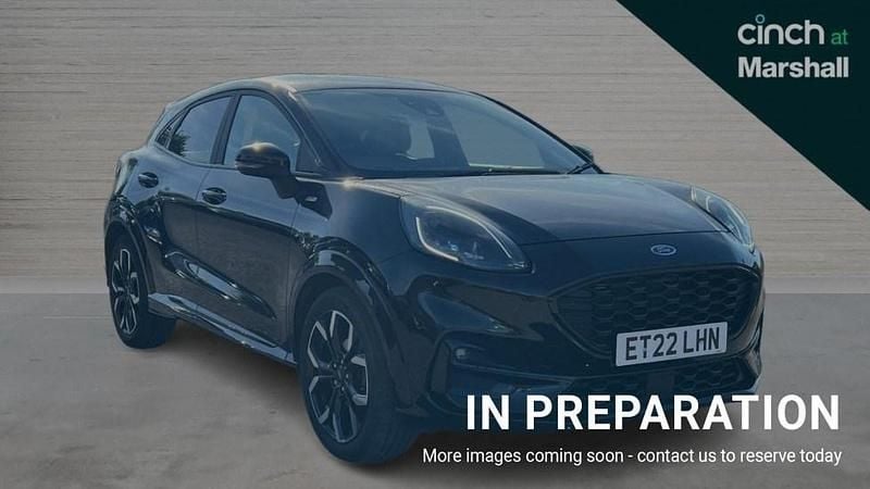Black Used 2022 Ford Puma ST-Line X Hatchback | £13,590 (Good price) - Image 1/4