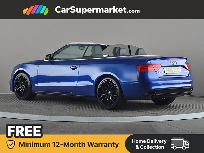 Used Audi A5 Cabriolet S-Line 2015 Blue Cabriolet