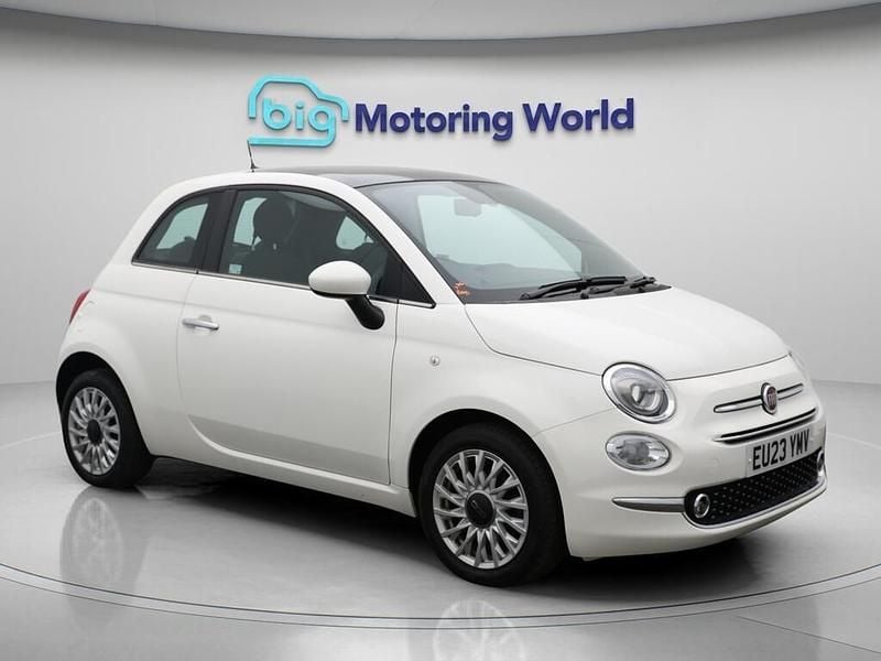 White Used 2023 Fiat 500 S Hatchback | £8,300 (Good price) - Image 1/4