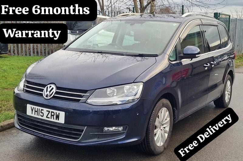 Blue Used 2015 VW Sharan Sport MPV | £8,499 (Fair price) - Image 1/4