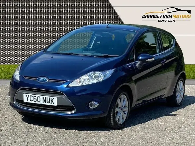 Used Ford Fiesta Zetec 82 HP (60 kW) 2010 Blue Hatchback