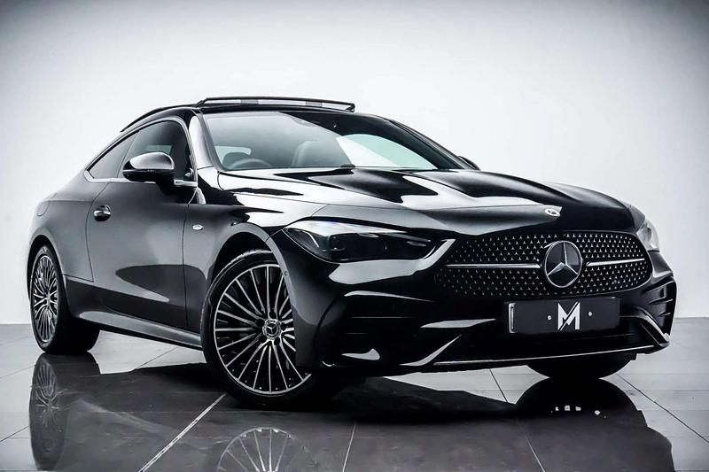 Black Used 2025 Mercedes CLE300 AMG Line Premium Coupe | £49,995 - Image 1/4