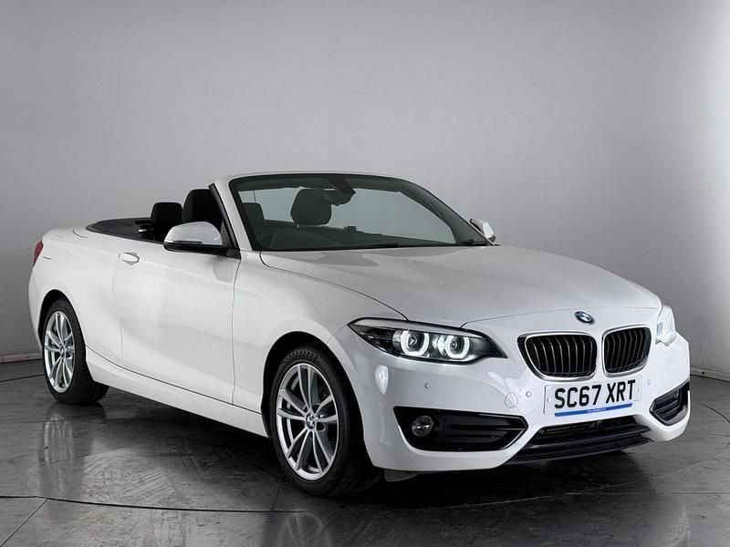 Used BMW 218 Sport Line 2018 White Cabriolet