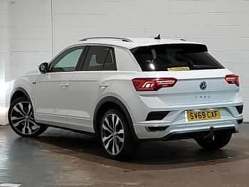 Used VW T-Roc R-line 150 HP (110 kW) 2020 White SUV
