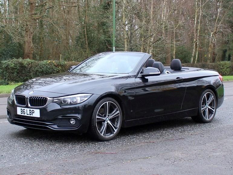 Used BMW 420 Sport Line 190 HP (139 kW) 2017 Black Cabriolet