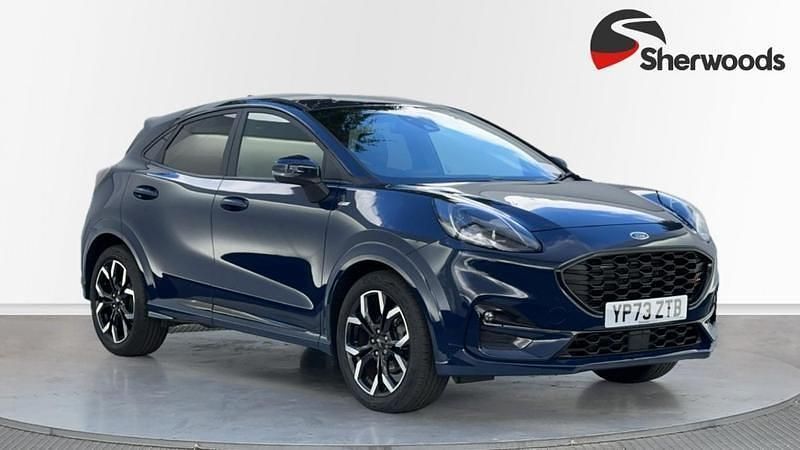 Blue Used 2023 Ford Puma Gen-E ST-Line X SUV | £16,499 (Fair price) - Image 1/4