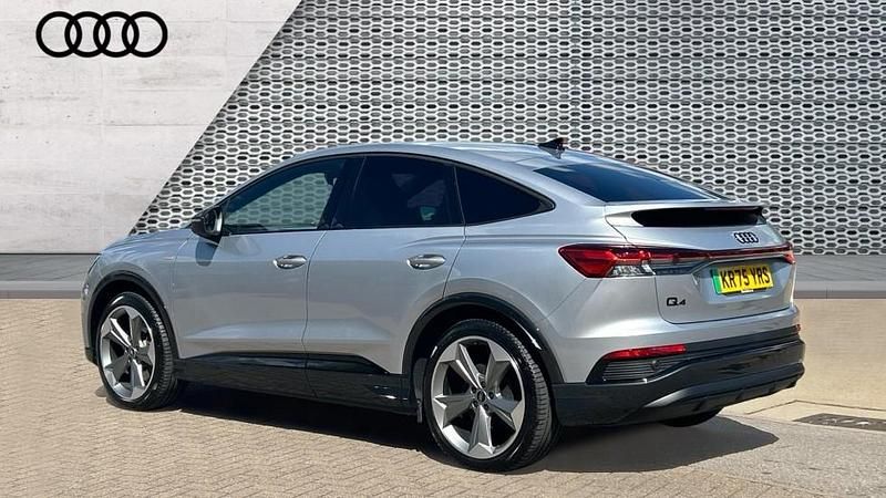 Used Audi Q4 e-tron Black Edition 210 kW (286 HP) 2025 Silver SUV
