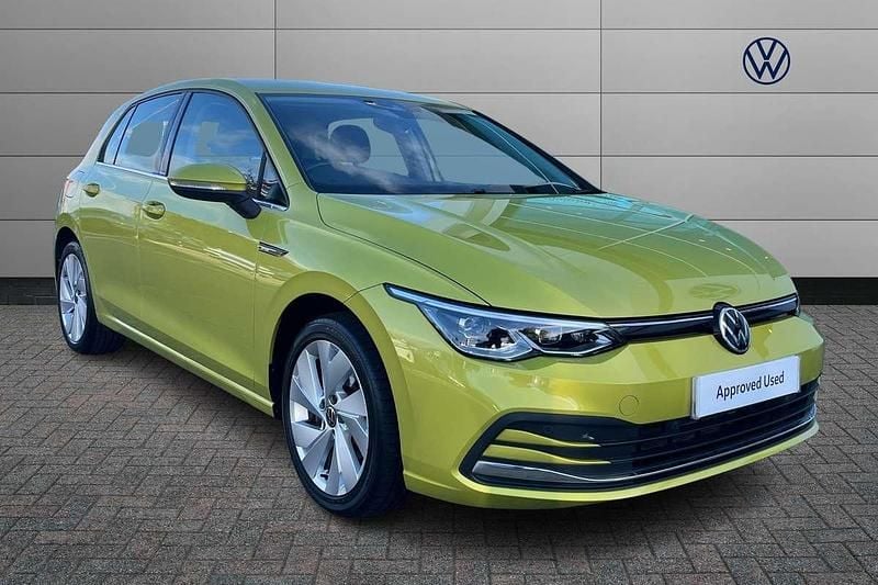 Yellow Used 2020 VW Golf VIII Style Hatchback | £15,550 (Fair price) - Image 1/4