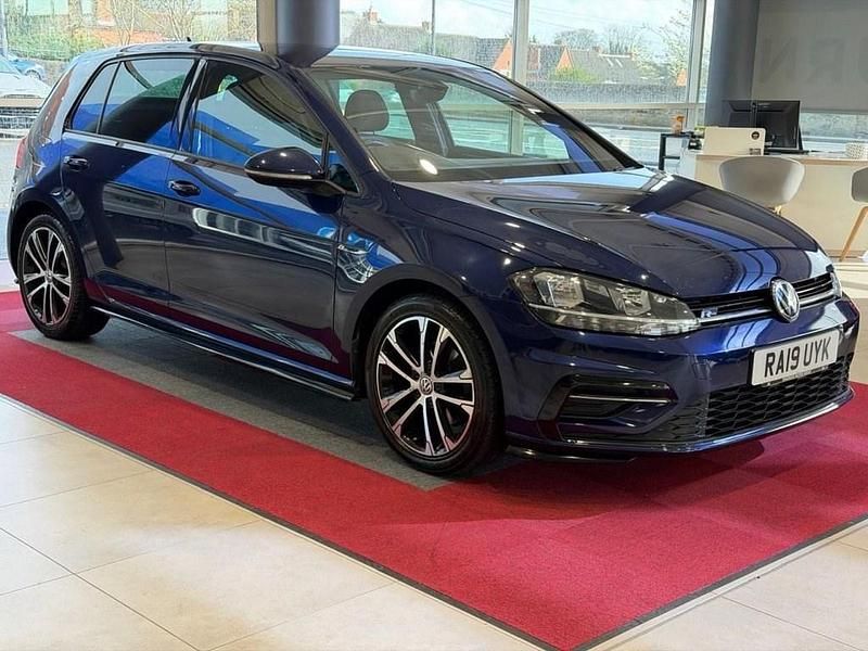 Used VW Golf VII R-line 150 HP (110 kW) 2019 Blue Hatchback