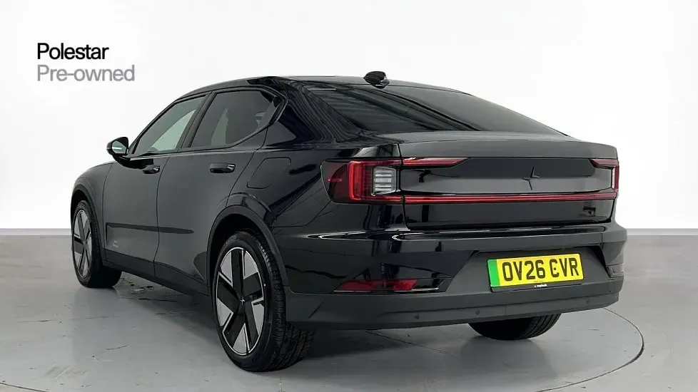 Ny Polestar 2 Long Range Single Motor 219 kW (299 HK) 2026 Svart Halvkombi