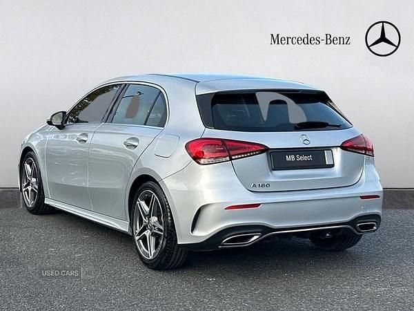 Used Mercedes A180 AMG line 136 HP (100 kW) 2019 Silver Hatchback