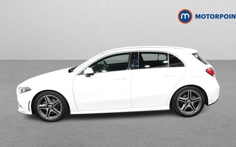 Used Mercedes A200 AMG line 163 HP (119 kW) 2019 White Hatchback