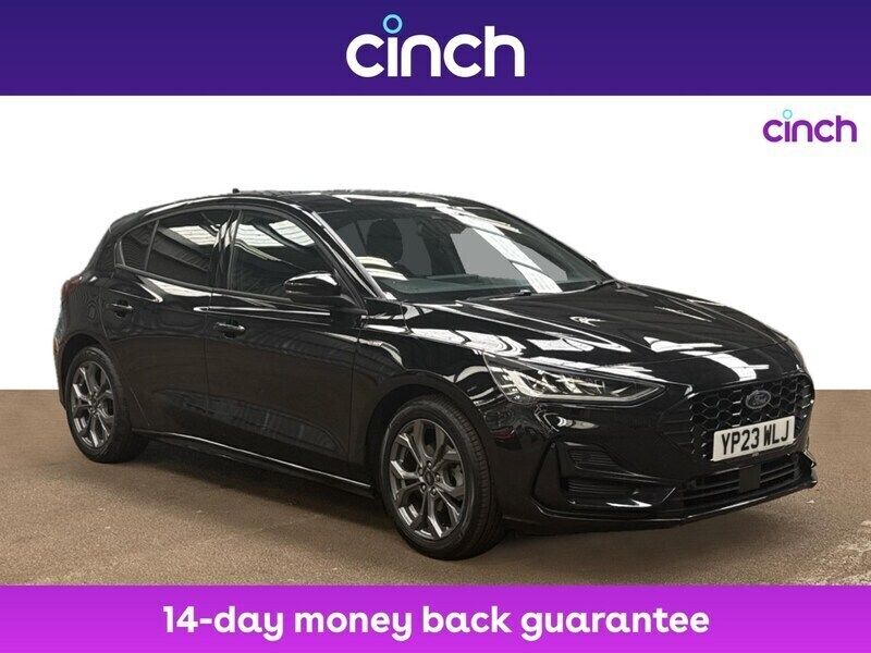 Black Used 2023 Ford Focus ST-Line Hatchback | £16,429 (Fair price) - Image 1/4