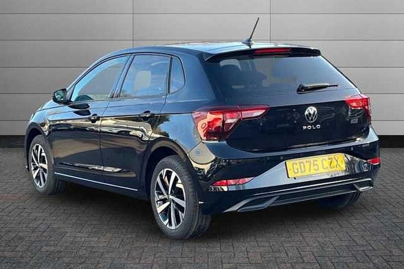 Used VW Polo Match 95 HP (69 kW) 2025 Black Hatchback