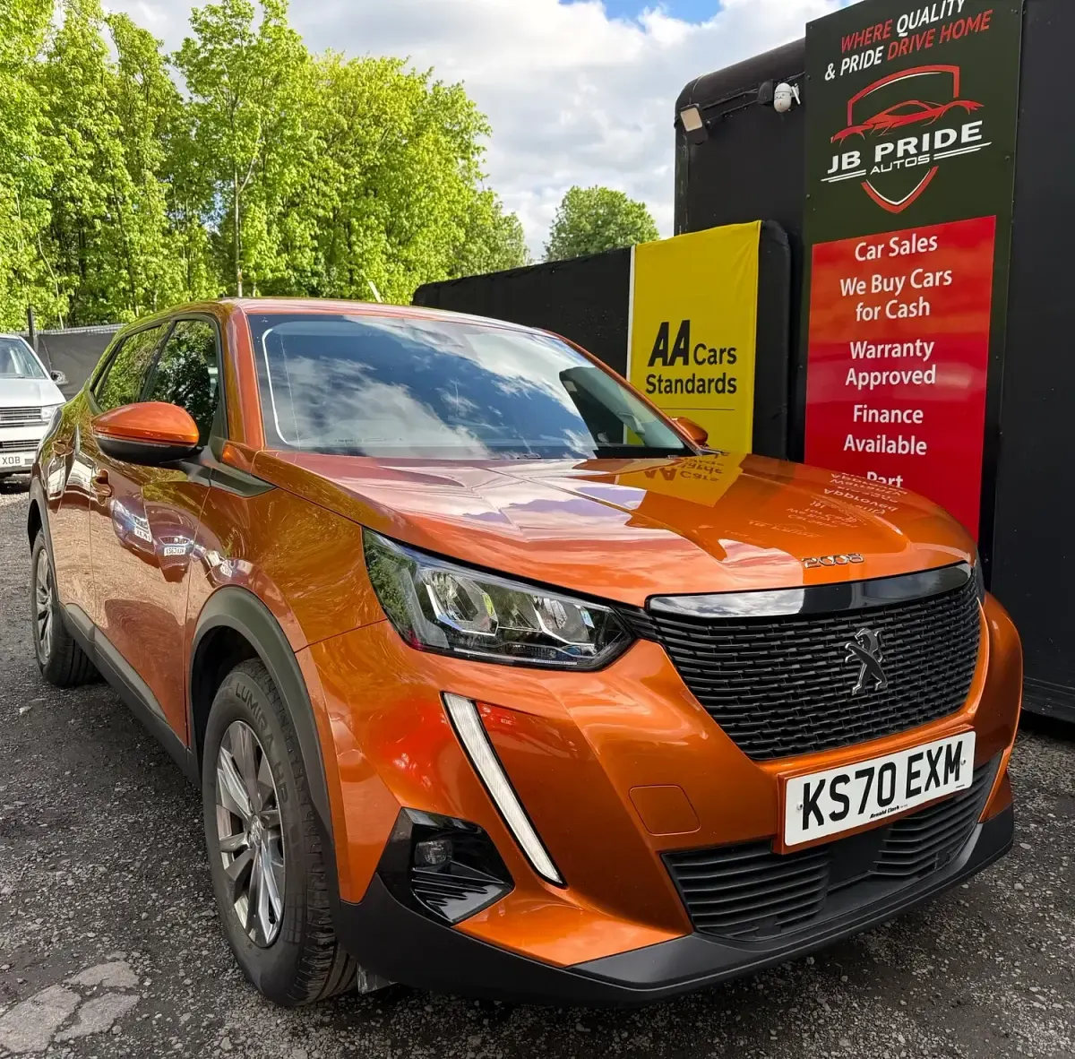Used Peugeot 2008 Active Premium 2020 Orange SUV