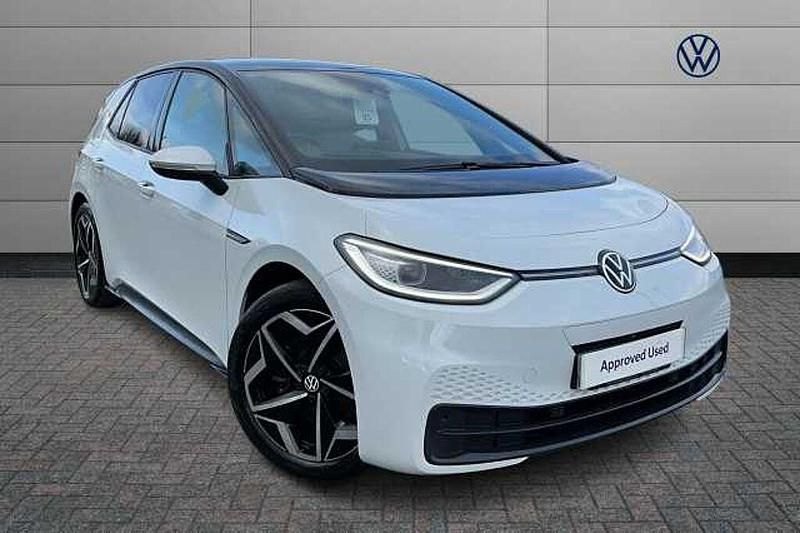 Used VW ID.3 Pro 150 kW (204 HP) 2022 White Hatchback