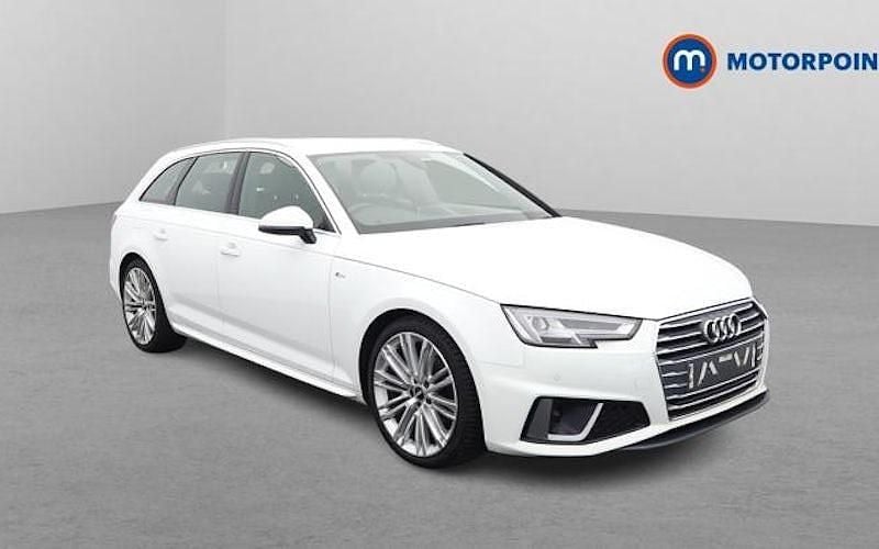 Used Audi A4 S-Line 150 HP (110 kW) 2019 White Estate