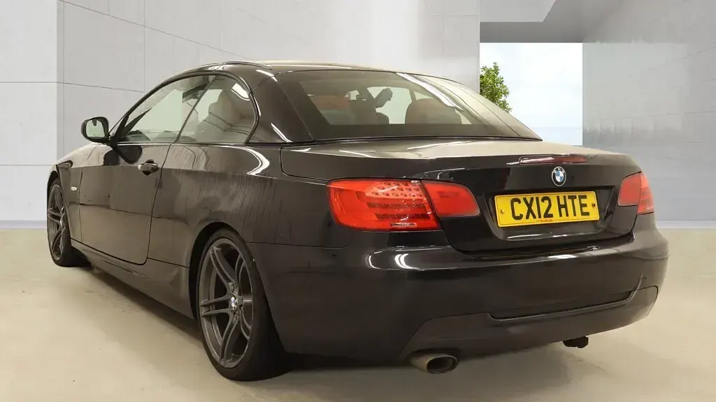 Used BMW 320 Cabriolet M Sport 2012 Black Cabriolet