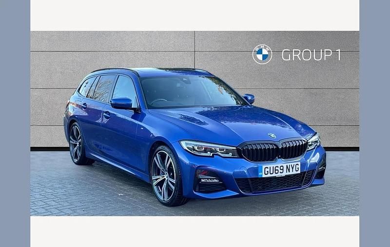 Blue Used 2019 BMW 330 M Sport Estate | £32,420 - Image 1/4