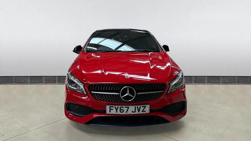 Used Mercedes CLA220 AMG line 177 HP (130 kW) 2017 Red Sedan