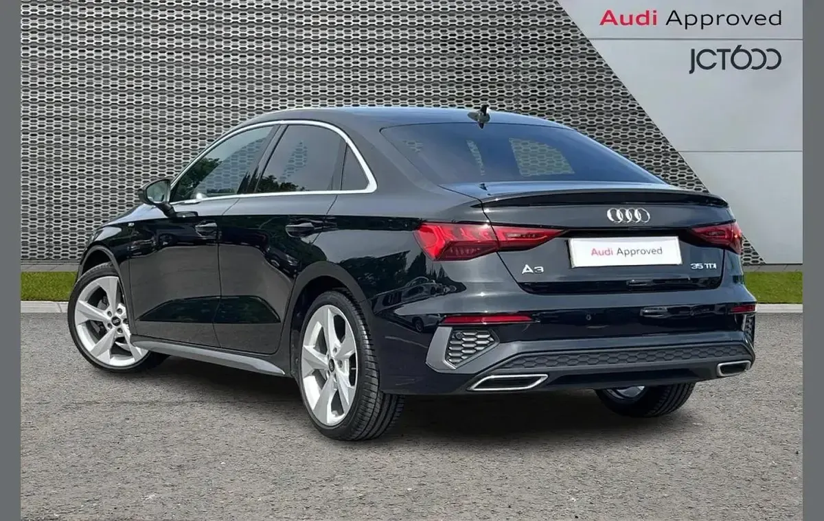 Used Audi A3 S-Line 150 HP (110 kW) 2023 Black Sedan