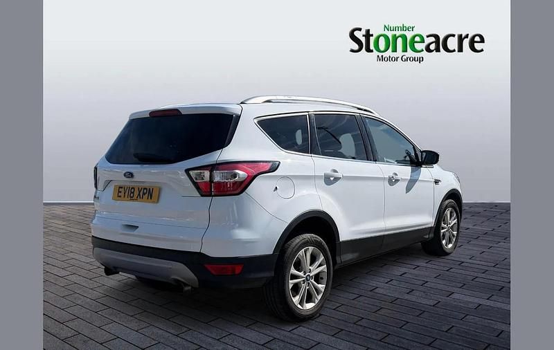 Used Ford Kuga Titanium 120 HP (88 kW) 2018 White SUV